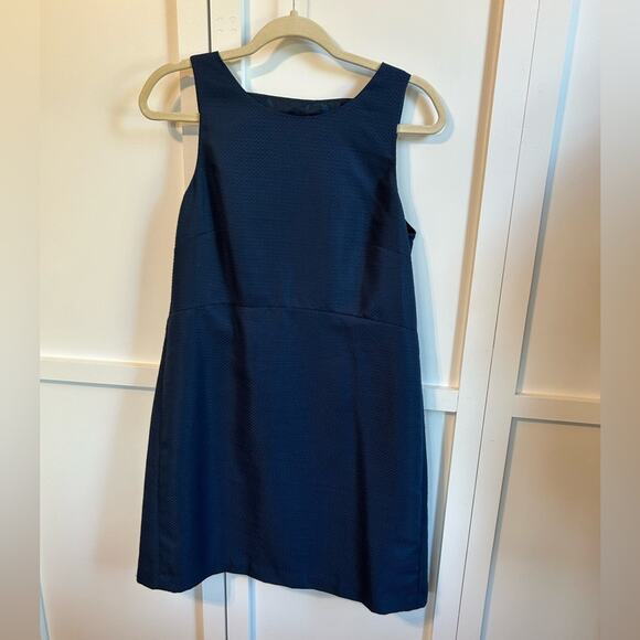 J. Crew NWT Navy Cutout Back Size 4 Sheath Dress - Picture 1 of 4